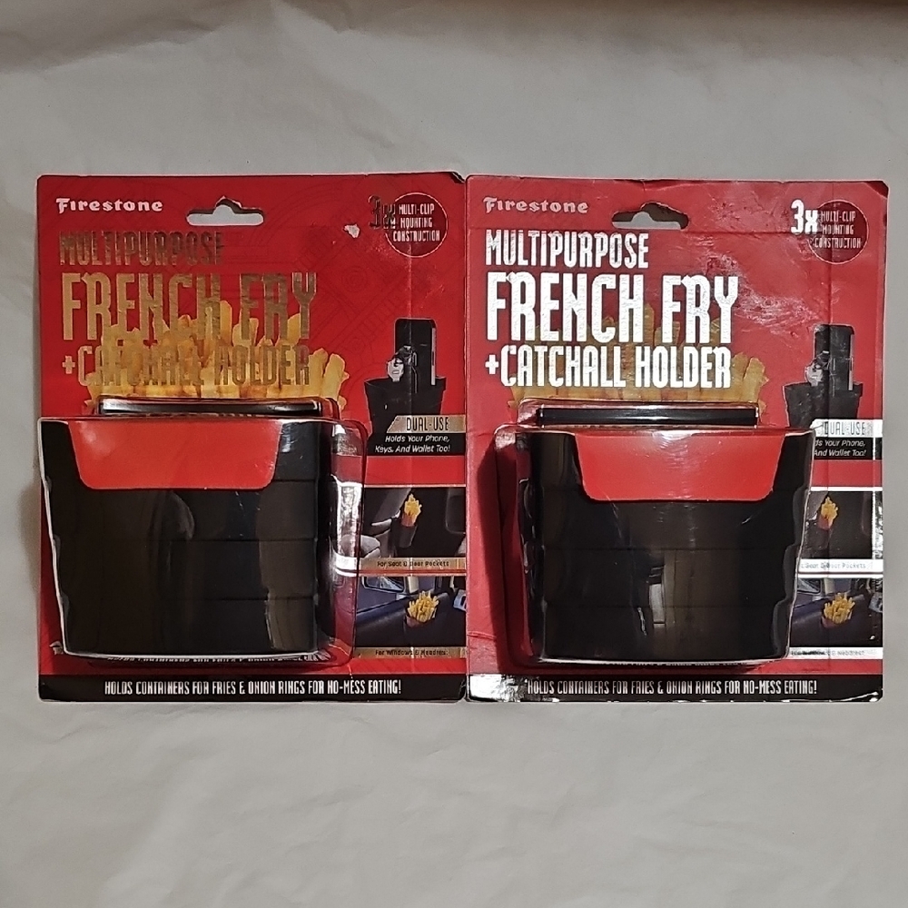Firestone Multipurpose French Fry + Catchall Holder Lot of 2 New